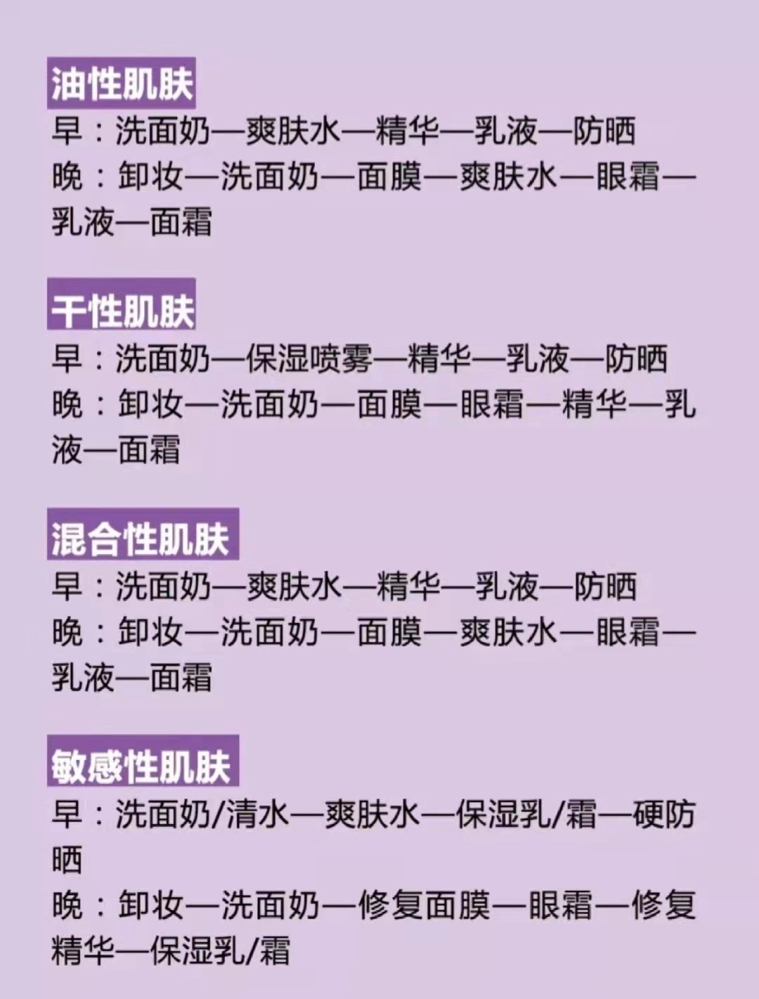 护肤 学会这样护肤肌肤细腻又白嫩