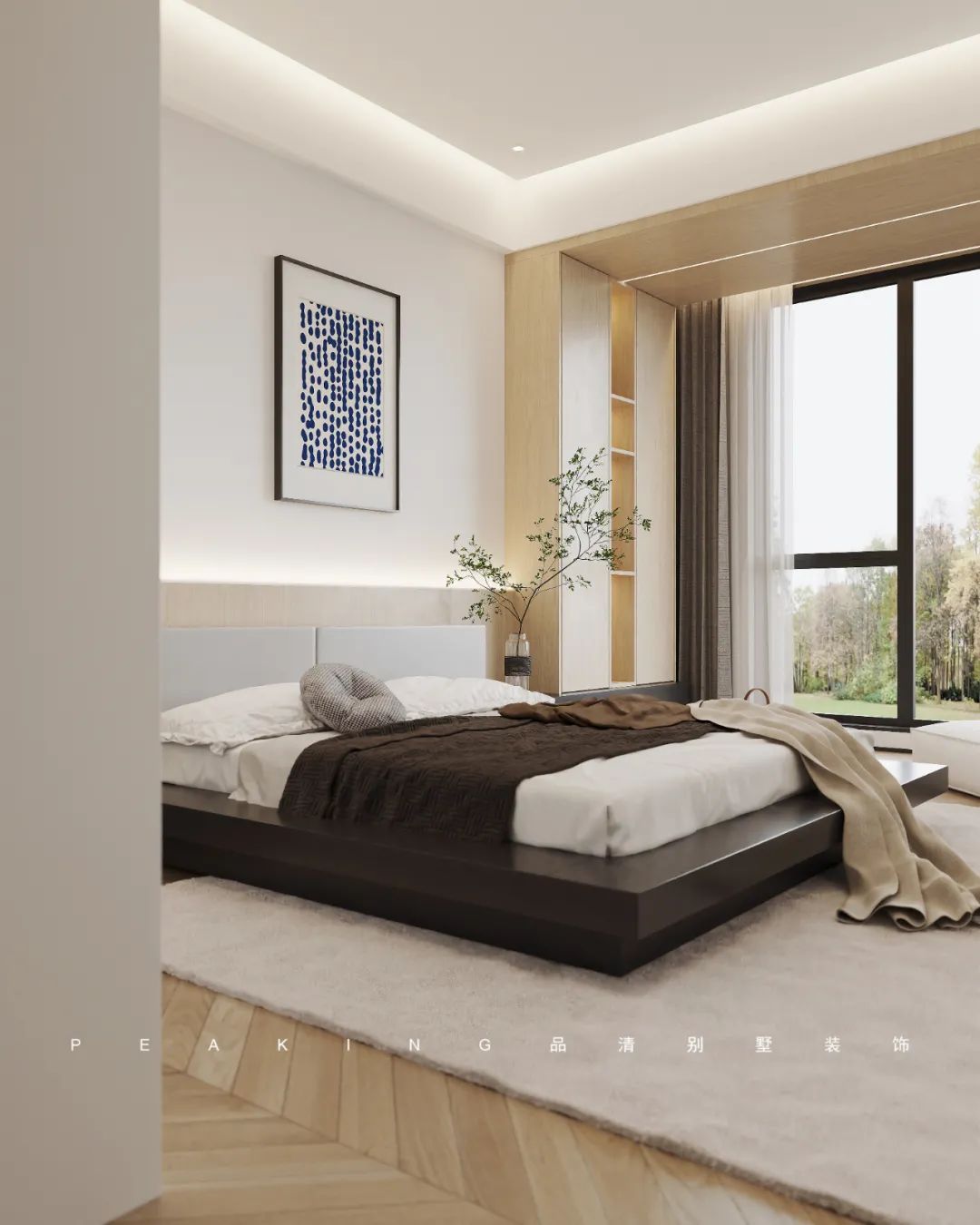 运河壹号府 | 370㎡现代简约--自带灵魂的艺术空间