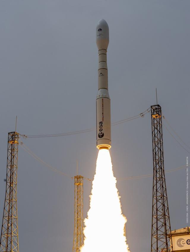 欧洲新织女星火箭发射成功,一箭七星,行星引力拖曳实验很有新意