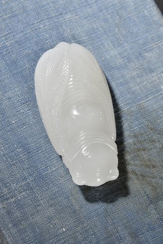 |和田玉玉蝉把件