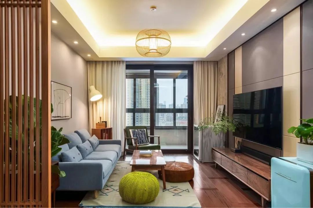 简约风紧凑小户型,精致硬装搭配原木家具,清新明亮不缺温馨