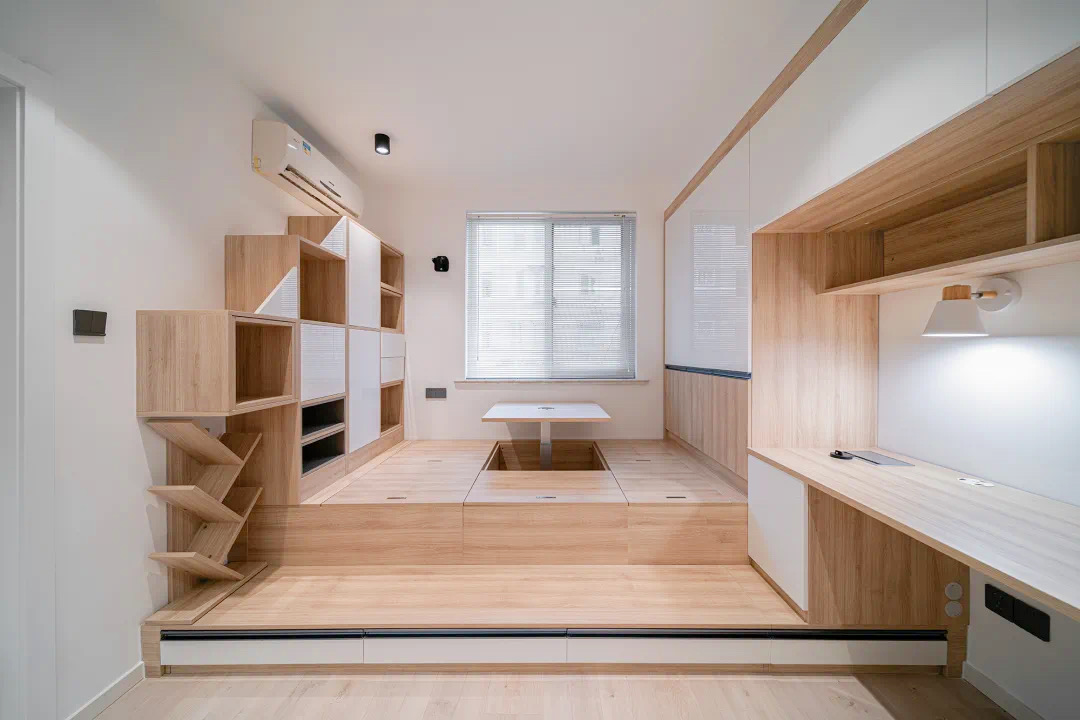 上海90后夫妻“开放式”装修火了,处处透着高级感,真的很实用