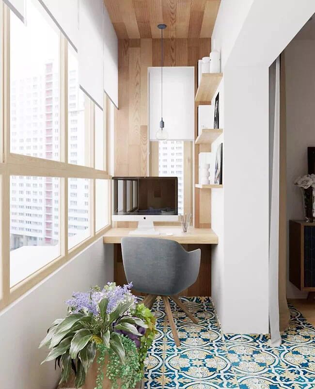 小而美的空间清新淡雅,原木家居真舒适