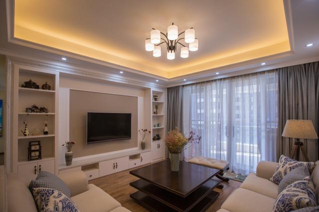 晒晒小姨家126㎡的新房,没想到一进门就惊艳了,客厅实在漂亮!