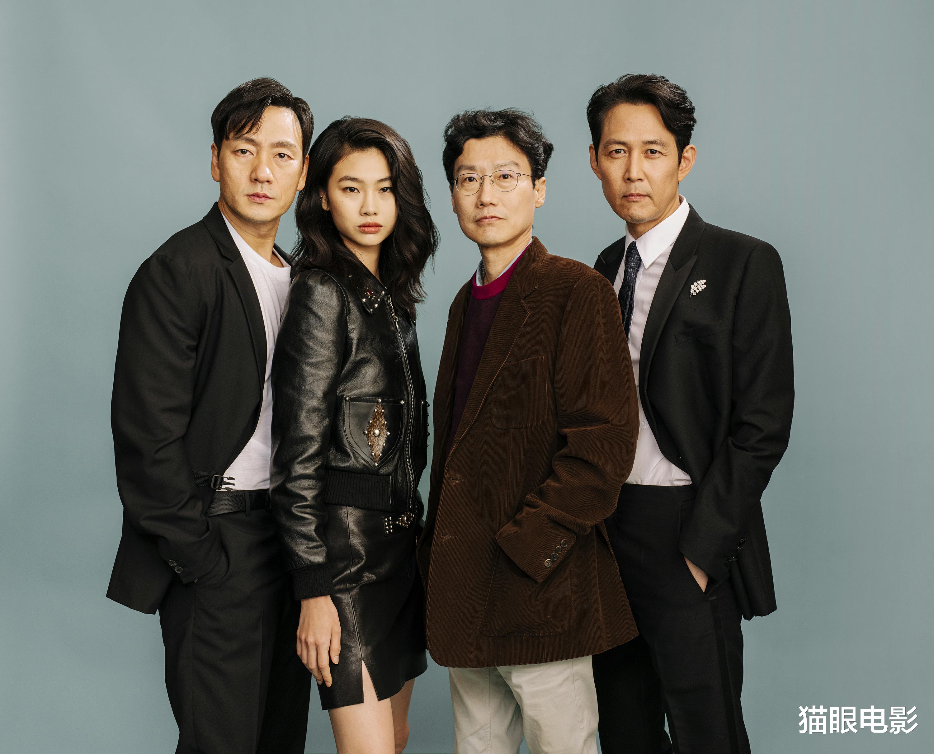 李政宰|鱿鱼游戏主演重聚！女主郑浩妍身材绝了，短裙大长腿不愧是超模