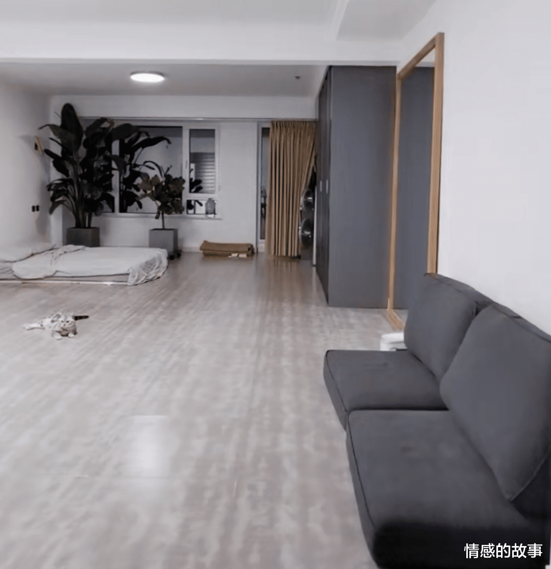 90后女孩儿断舍离成瘾！88㎡房子仅放6件家具，定制衣柜超能装