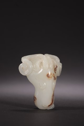 和田玉籽料|旧藏-和田玉籽料羊首雕件