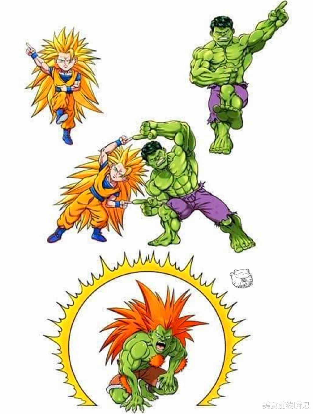 龙珠|孙悟空加超人会变成什么？脑洞大开的动漫人物融合术创作一览
