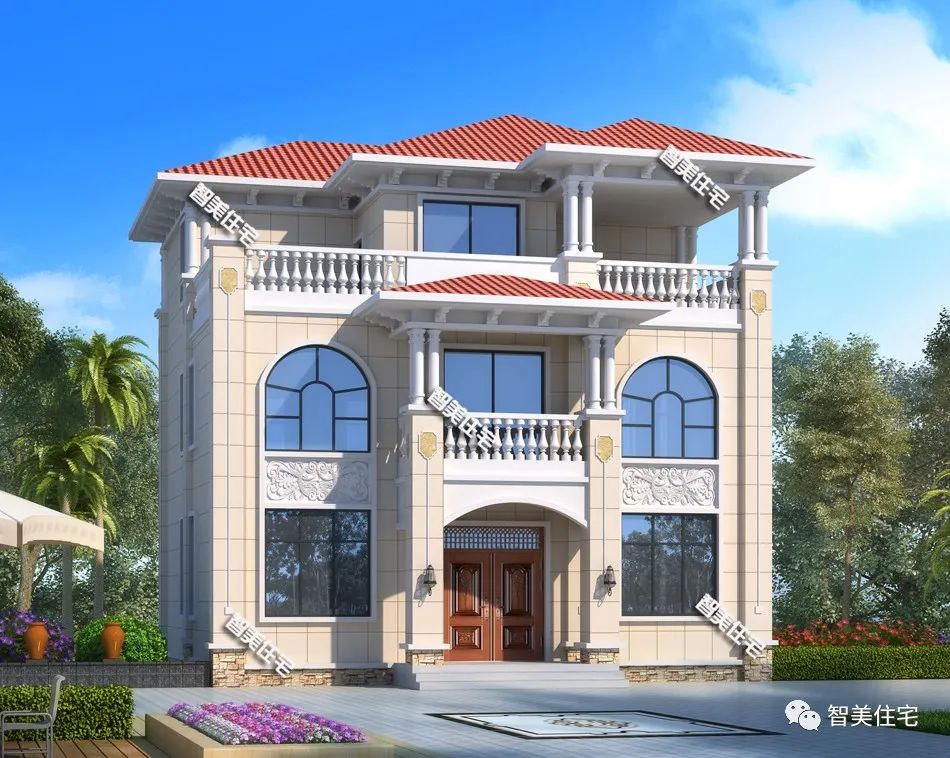 面宽11米的两层小洋楼,南北通透设计,住得舒服才有精力去打拼