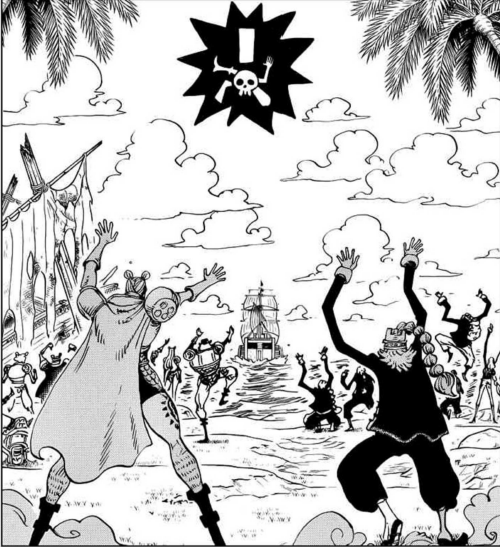 漫画|草帽大船团漫画扉页,长手族和长腿族长达千年的火拼,你怎么看?