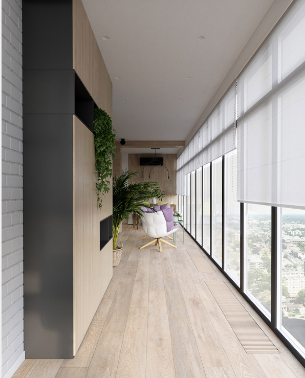 126㎡简约新房,朋友说像设计图,开放式厨房还有超大落地窗