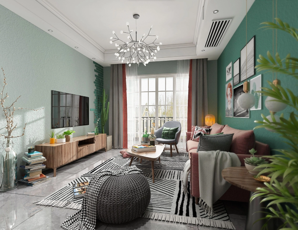 电视背景墙,这样装修设计,让你的客厅颜值翻一倍。