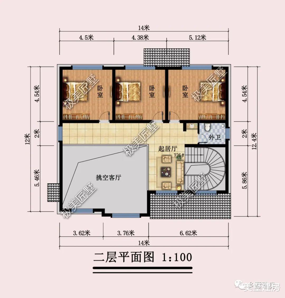 想要低预算建好房,看看这栋别墅,是你不容错过的设计噢