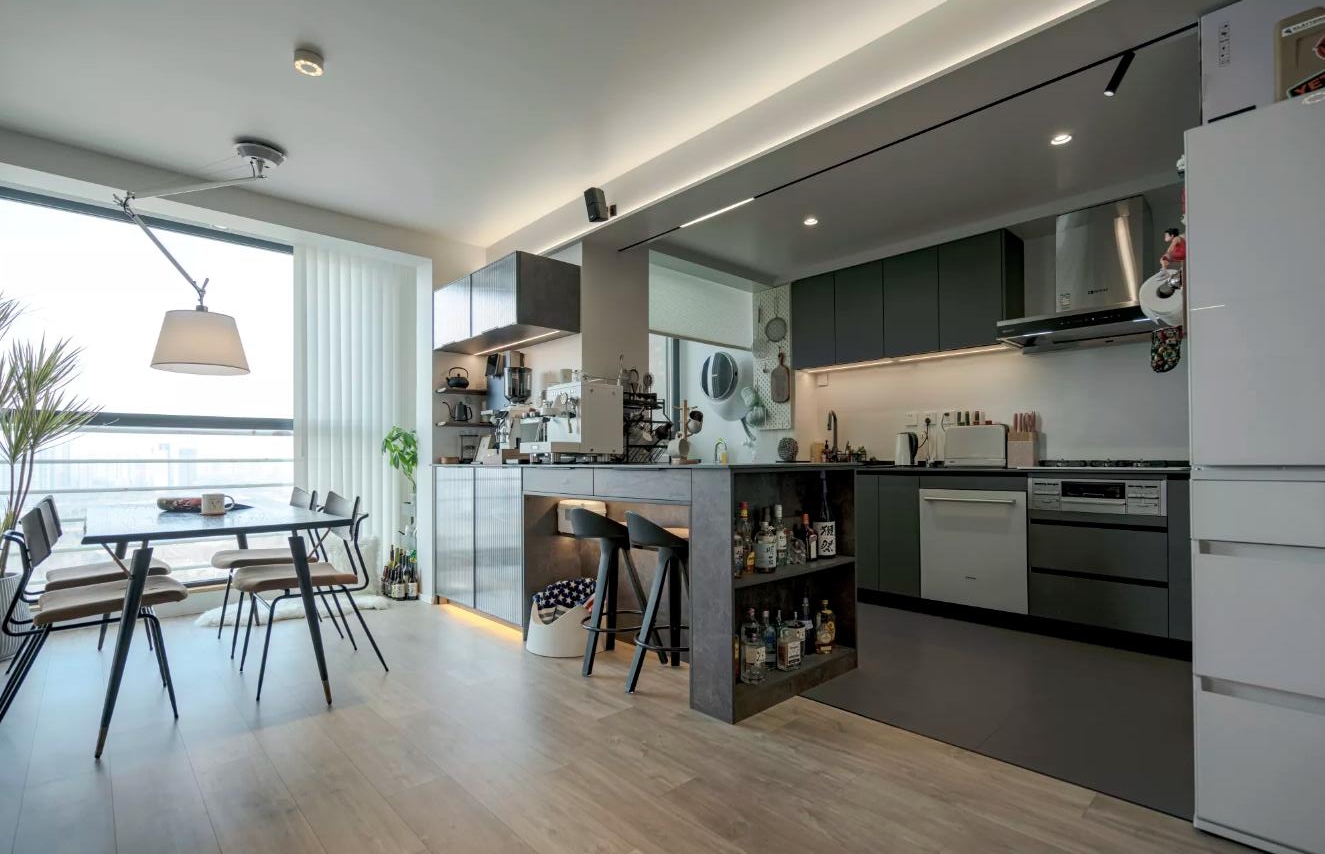 她拒绝“隐形浪费”,90㎡,只要一居室,反而将实用性拉满了