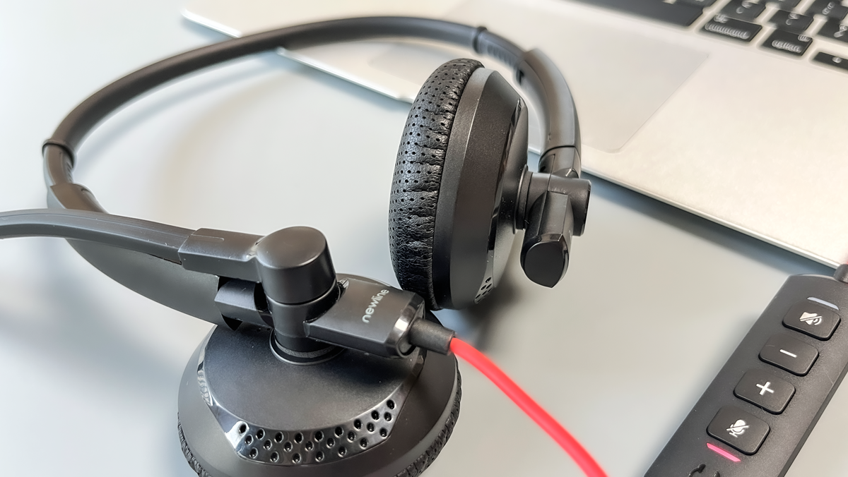 NewCoo有线会议耳机：一键静音+隔音舱级降噪完美契合线上会议