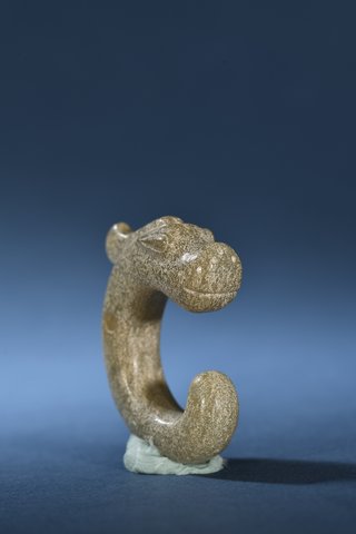 老玩家|老玩家旧藏 和田玉c字猪龙