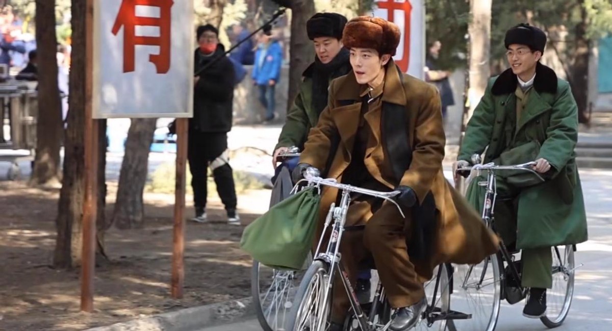 肖战|《梦中的那片海》路透，肖战李沁生图惊艳，高糊也挡不住绝配颜值