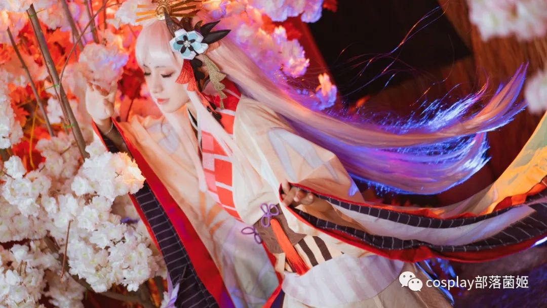 阴阳师|cos：阴阳师辉夜姬鹤栖竹云cos正片@冥戏