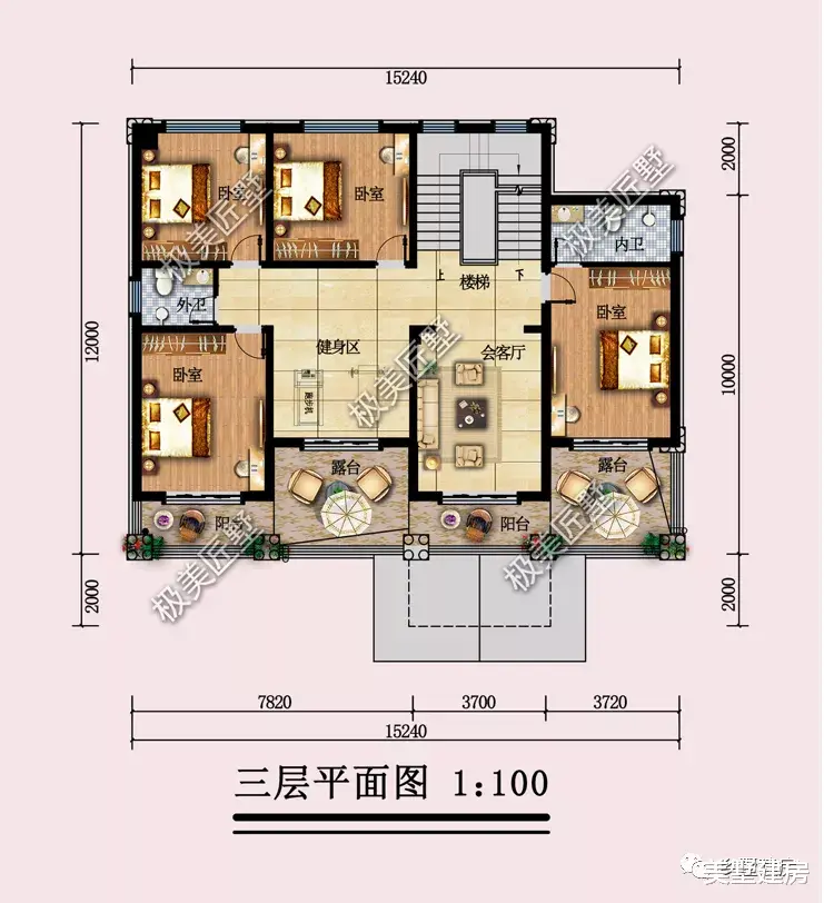 专为农村大家庭设计的别墅，露台车库应有尽有，一起来看看！