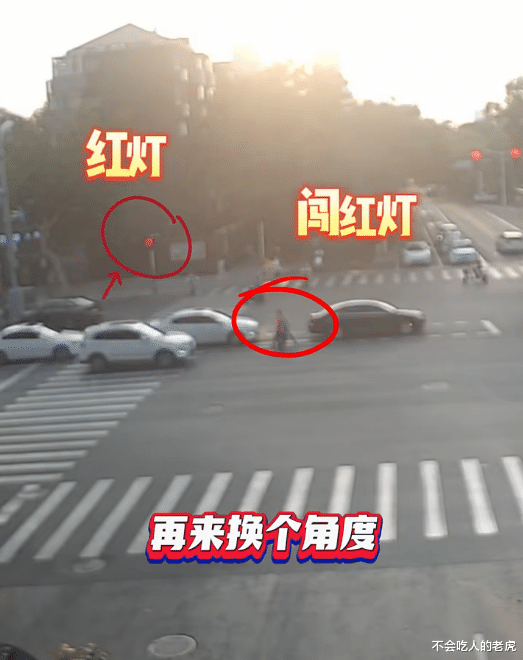 太搞笑!女子骑电动车闯红灯,反问交警司机问啥就没有责任,最后处理结果亮了
