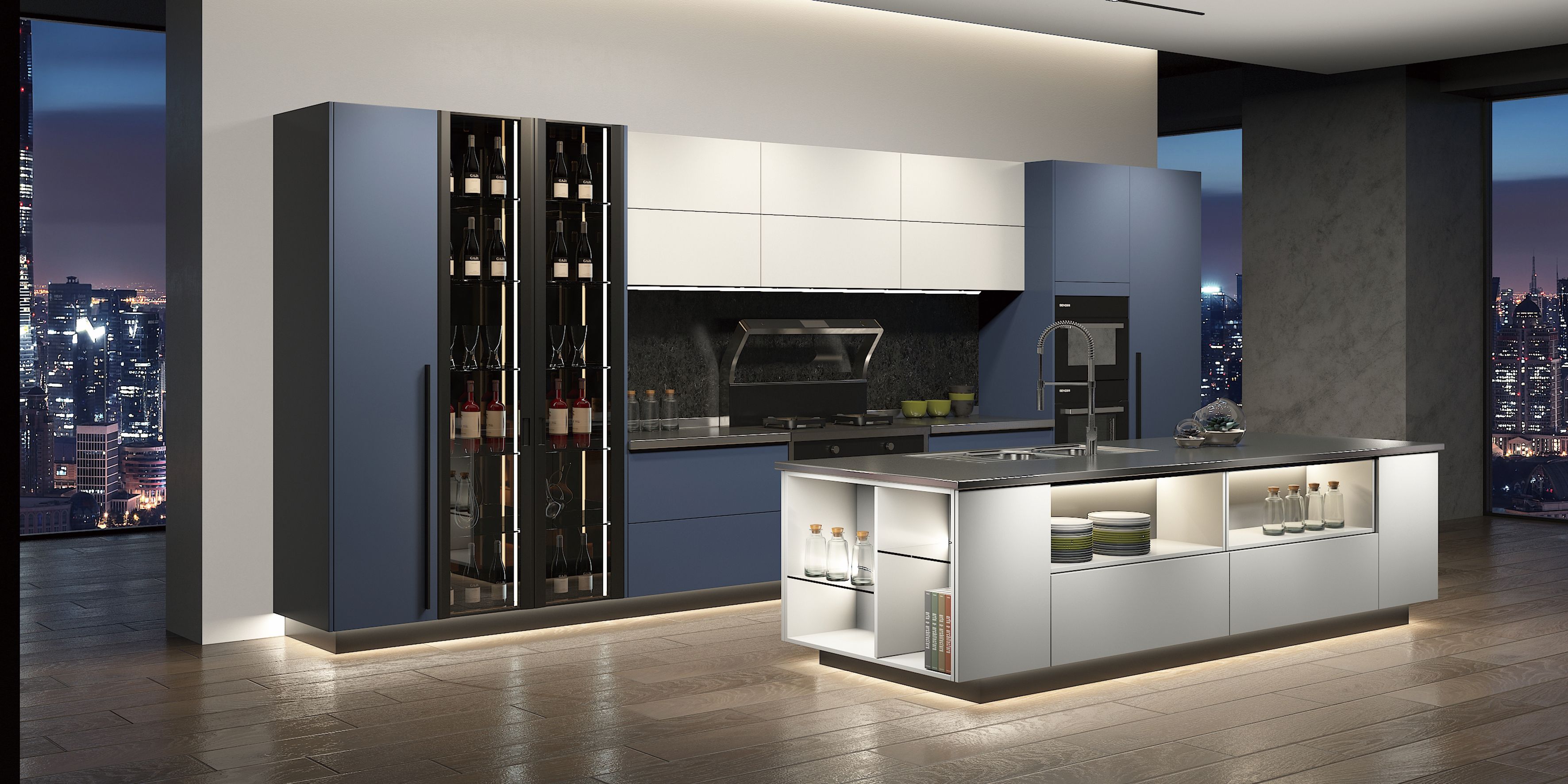 装修担心甲醛污染,可以选择定制不锈钢柜子!