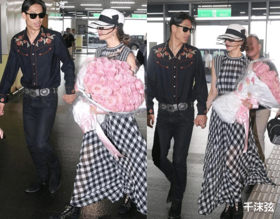 林志玲|林志玲情人节与老公秀恩爱!穿蕾丝裙山野开摩托,自曝无法生二胎