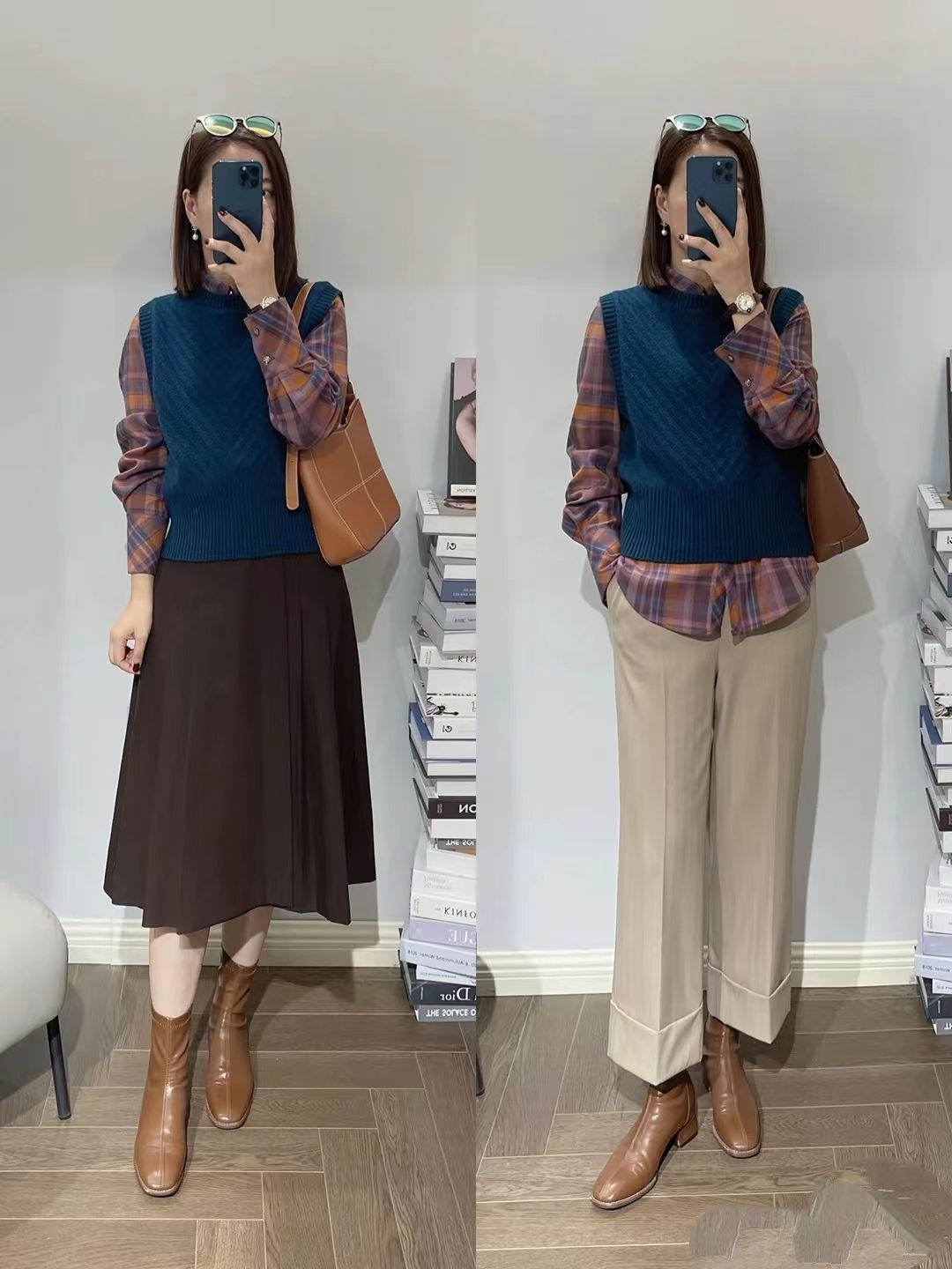 到了秋天:衣服买多不如会搭,这组“一衣多穿”模板,优雅值得学