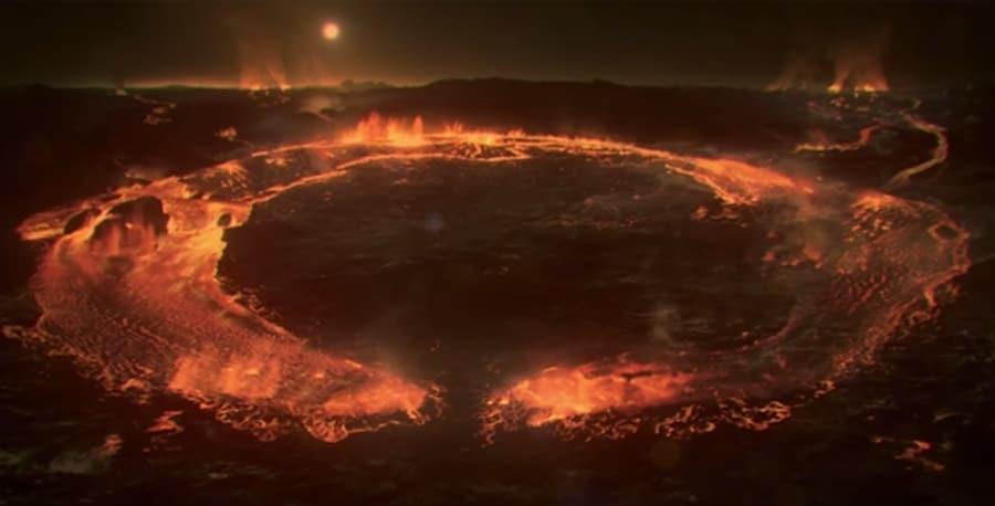 岩浆飞向太空?美国科学家拍摄到了伊奥星的火山喷发……
