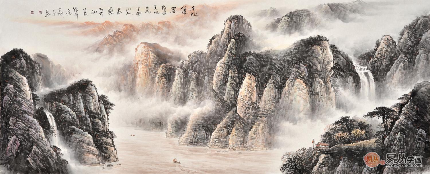 山水画|校长办公室适合挂什么画 应以突出文化涵养的作品为主