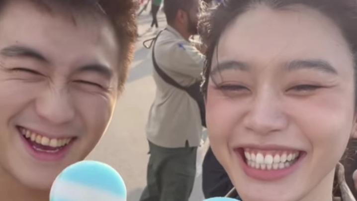 奚梦瑶|奚梦瑶现身世界杯！与老公吃雪糕秀恩爱，何超欣穿抹胸装身材好