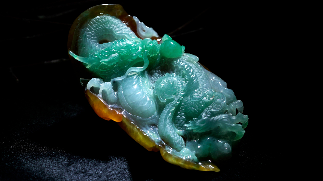 雕刻|玉雕·中国龙|厚德在物，君子御龙以行天下。