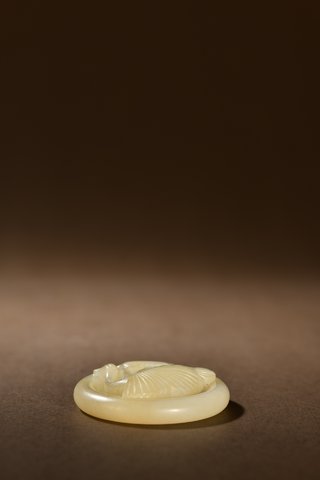 |晚清 和田玉玉鸟雕件