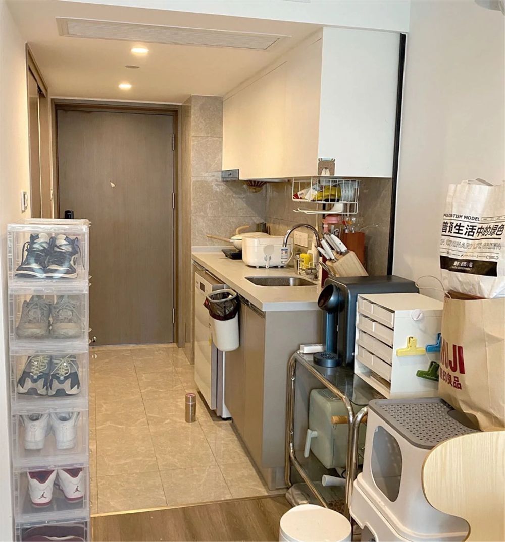 杭州姑娘在24㎡LOFT里住半年,利用4.8米层高做卧室,独居很爽