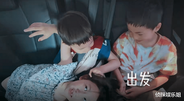孙莉|孙莉罕见晒三胎儿子正脸，5岁弟弟和爸爸黄磊长超像，单眼皮抢镜