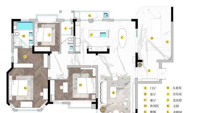如果理想的家有模板，那就是这套230房！一家六口住着其乐融融