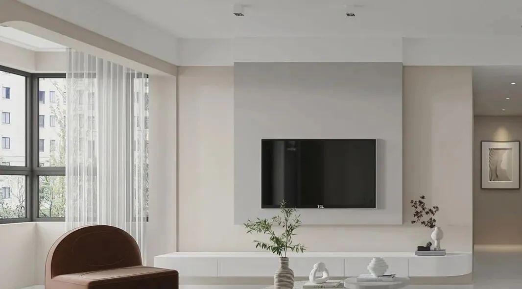 电视墙造型做得好,客厅颜值蹭蹭涨,推荐4种款式,个个简洁大气