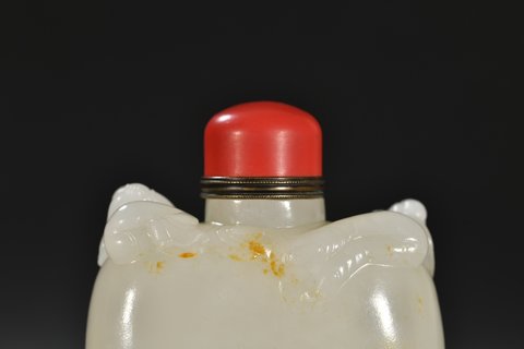 和田玉籽料|和田玉籽料天仙鼻烟壶