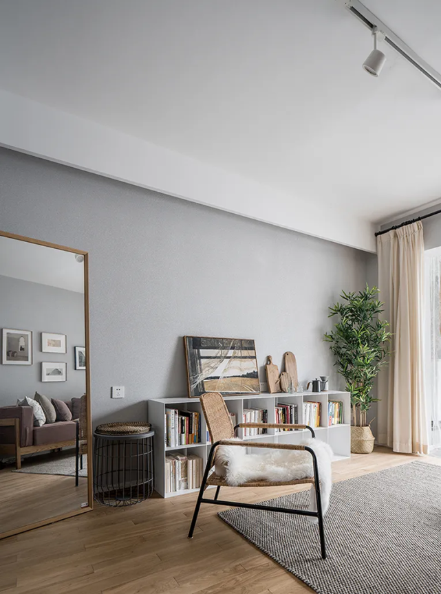 62㎡小窝,设开放式厨房、休闲阳台,一进屋就被惊艳