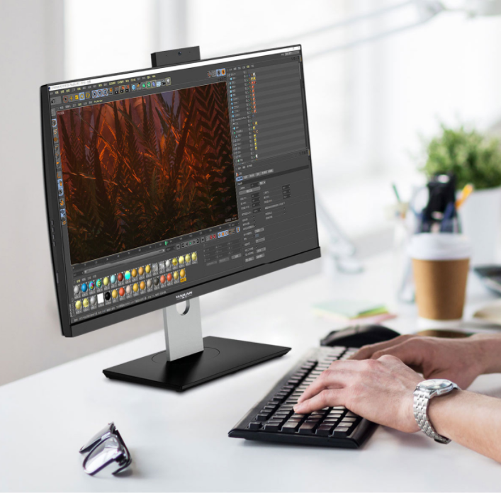 |海兰GL40一体机多角度可调节底座 让孩子健康高效上网课