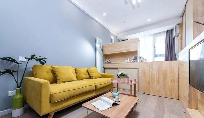 32㎡的直门独公寓，层高2米7也装LOFT隔层，堪称小户型设计典范！