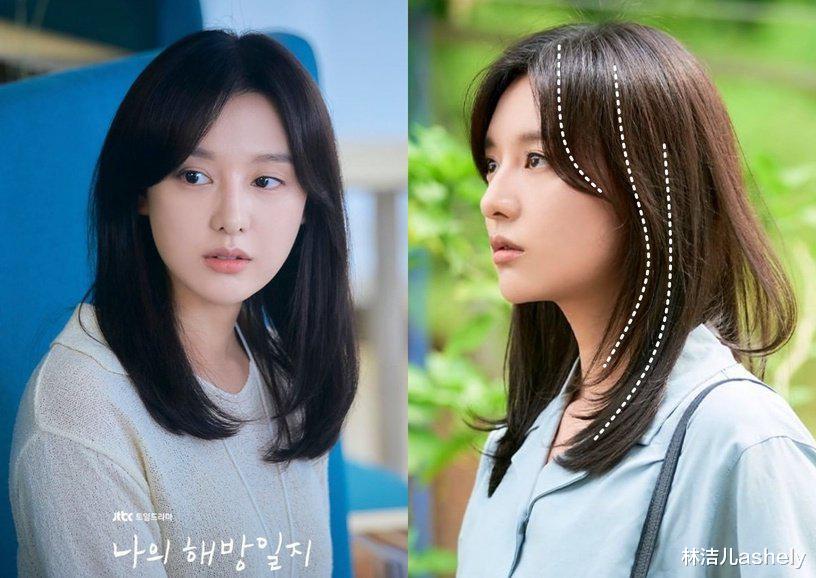 蛀牙 韩国女星集体换发型，IU温柔优雅，金世正减龄，金智媛锁骨发显脸小