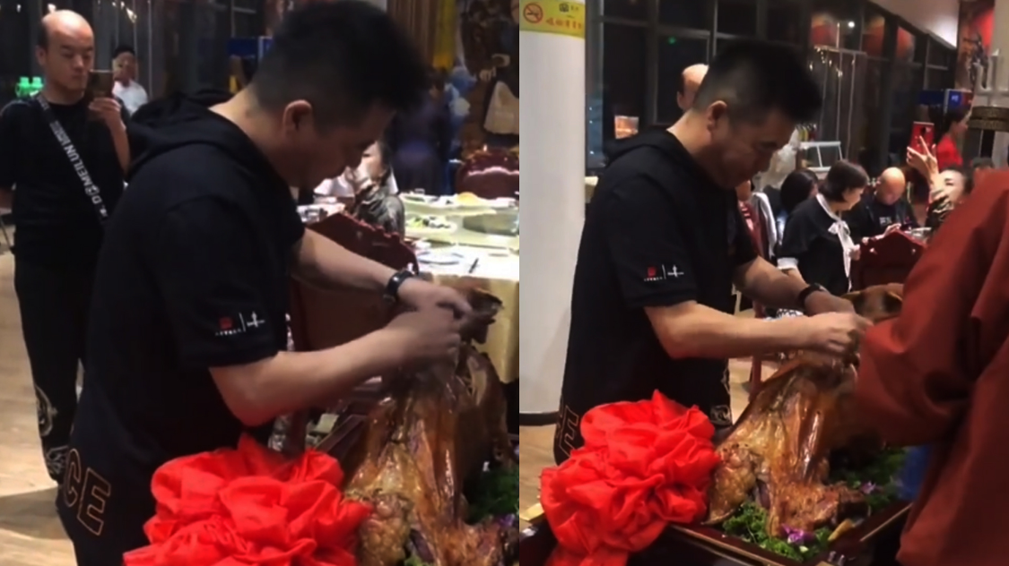 魏三|魏三罕见现身烧烤店商演，高达百万出场费分文未取