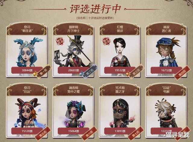 第五人格 第五人格：返场皮肤有隐藏规则，这四款时装将追逐两个返场名额