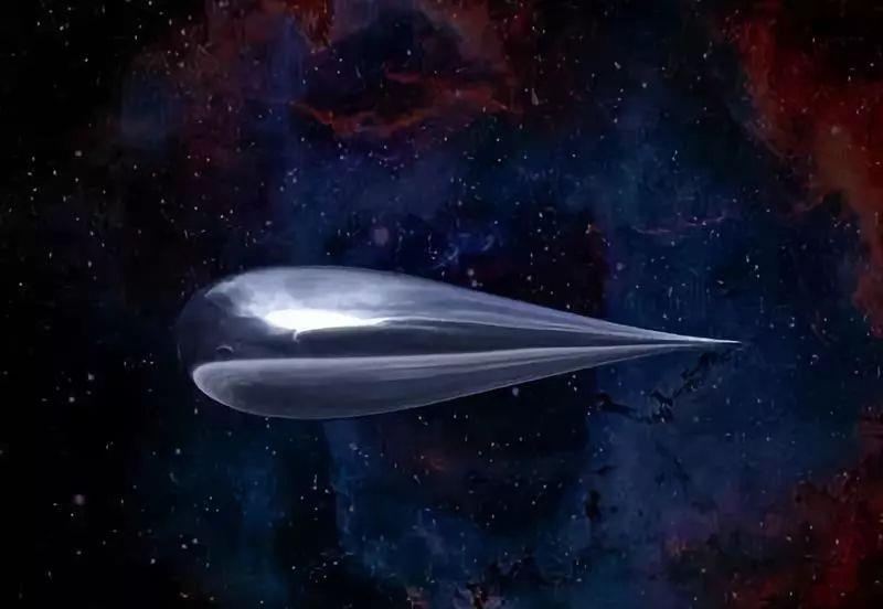 宇宙间最光滑的物体，光滑到看不出是何种物质，根本无法用手触摸