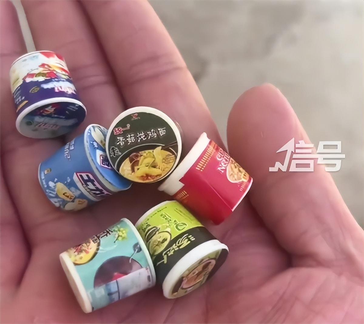 该管管了!男子直播间9块9抢五桶泡面 到货发现仅拇指大