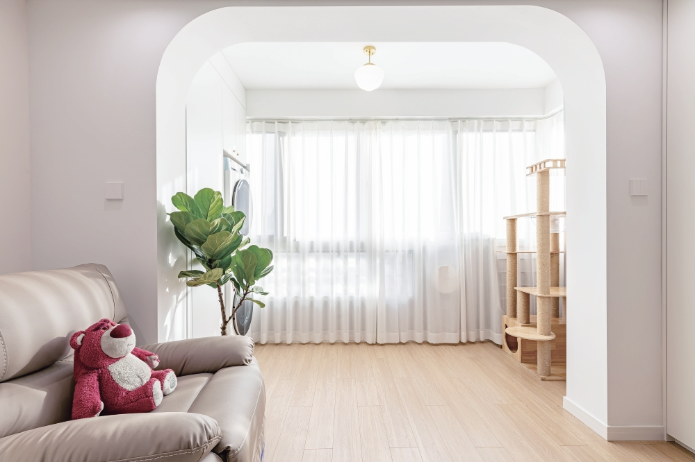 86㎡两室婚房,大改造成就更多功能