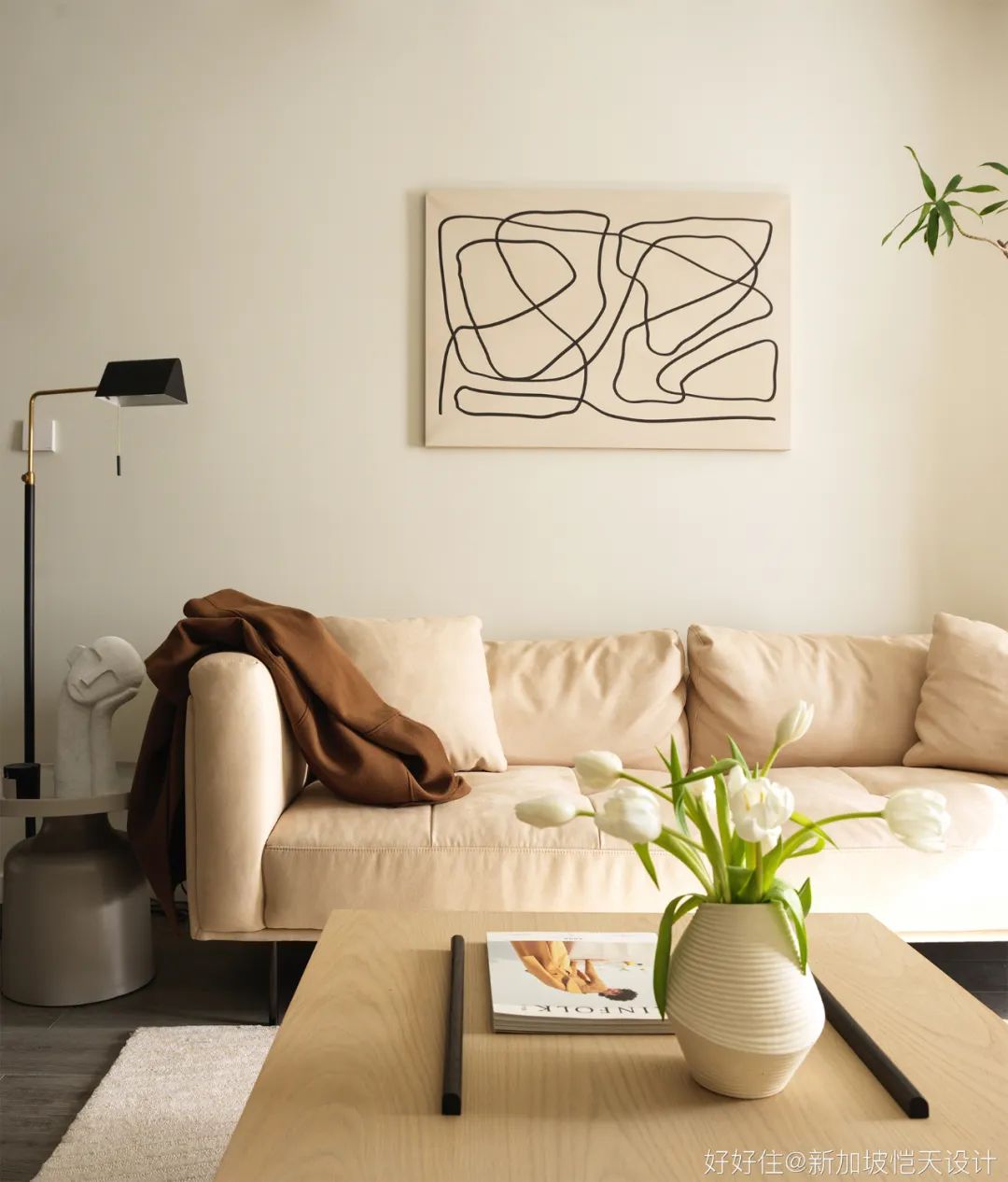 25万爆改90㎡两居室,她家奶油风简直暖到我心里