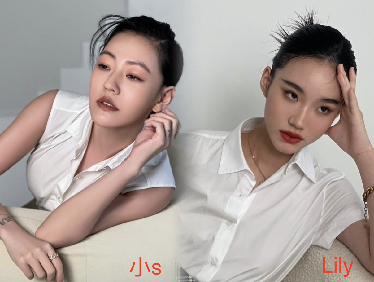 赵美延|小s携二女儿拍大片,14岁Lily星范儿十足,盘发像妈妈披发像大s