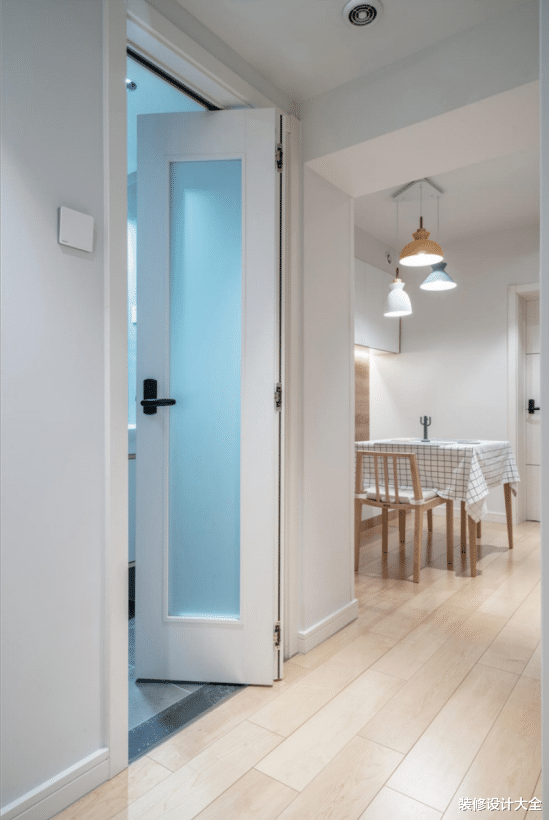 45㎡精致小宅,吧台、书房占C位,轻奢别墅范儿!