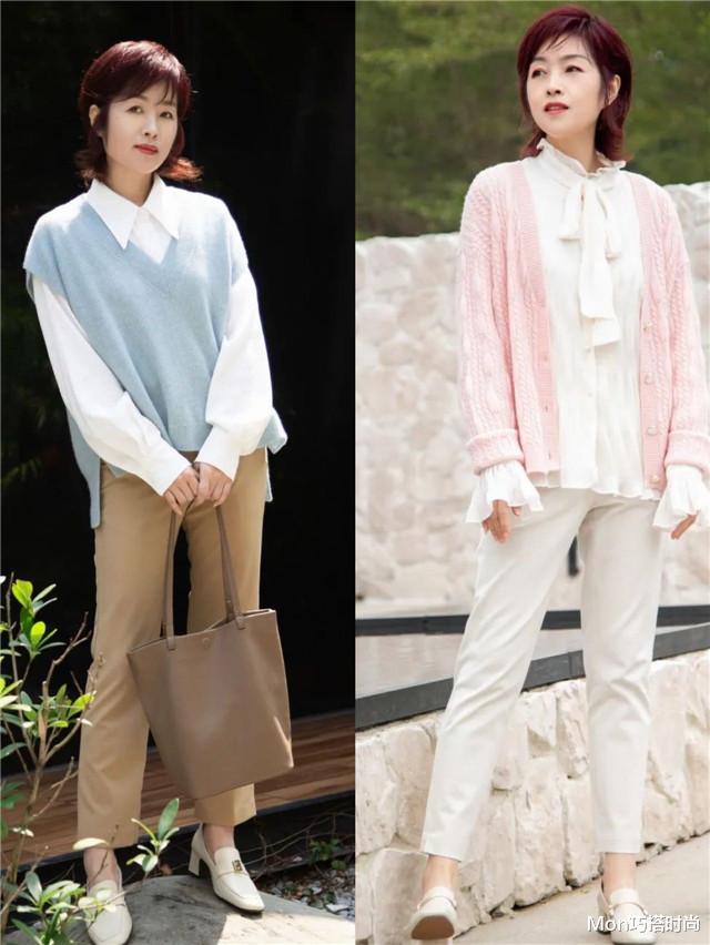 年过50却美得优雅又自信,这位中年妈妈的“气质穿搭”,太值得学